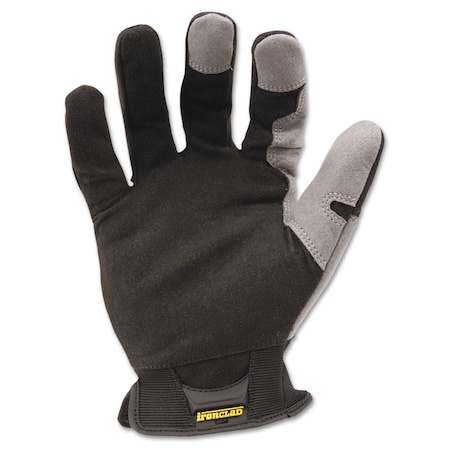 Ironclad Performance Wear Workforce Glove, Large, Gray/Black, Pair WFG-04-L